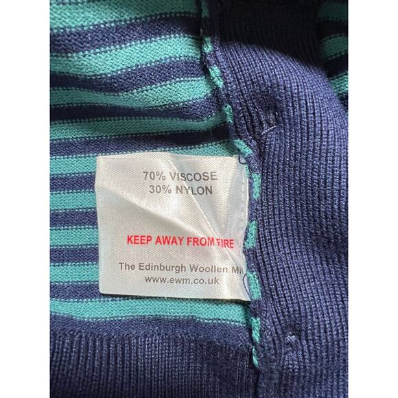 ISLE Womens Striped Long Sleeve Sweater UK Size S Preppy Coastal Nautical Work - Picture 6 of 7